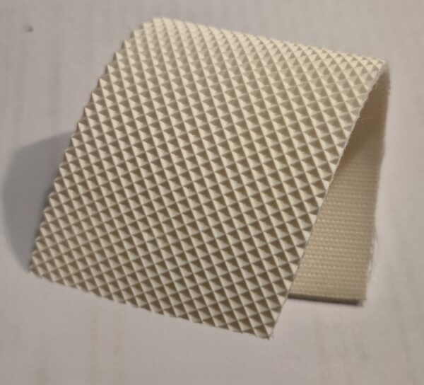 PVC TELA, Diamantada, Blanca